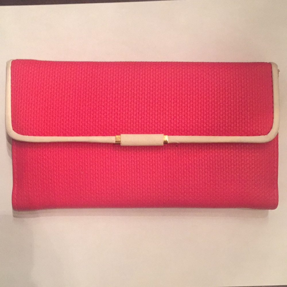 Vintage Red Wallet Clutch